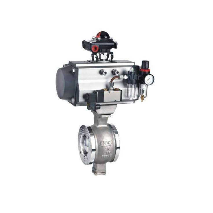 VQ677H对夹V型调节球阀