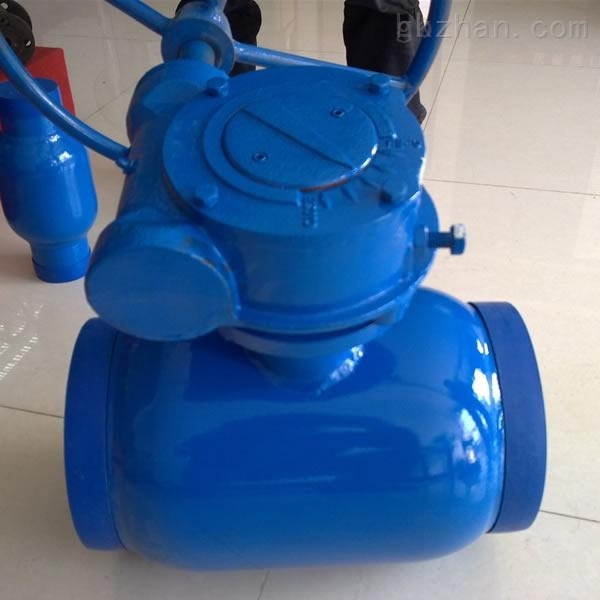 Q361H-16C 涡轮焊接浮动球直通流道硬密封铸钢(WCB)球阀