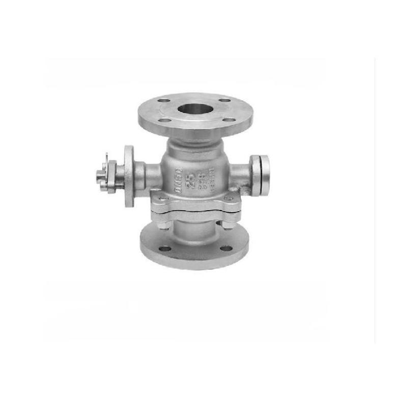 Q47H-16C 手动法兰固定球直通流道硬密封铸钢(WCB)球阀