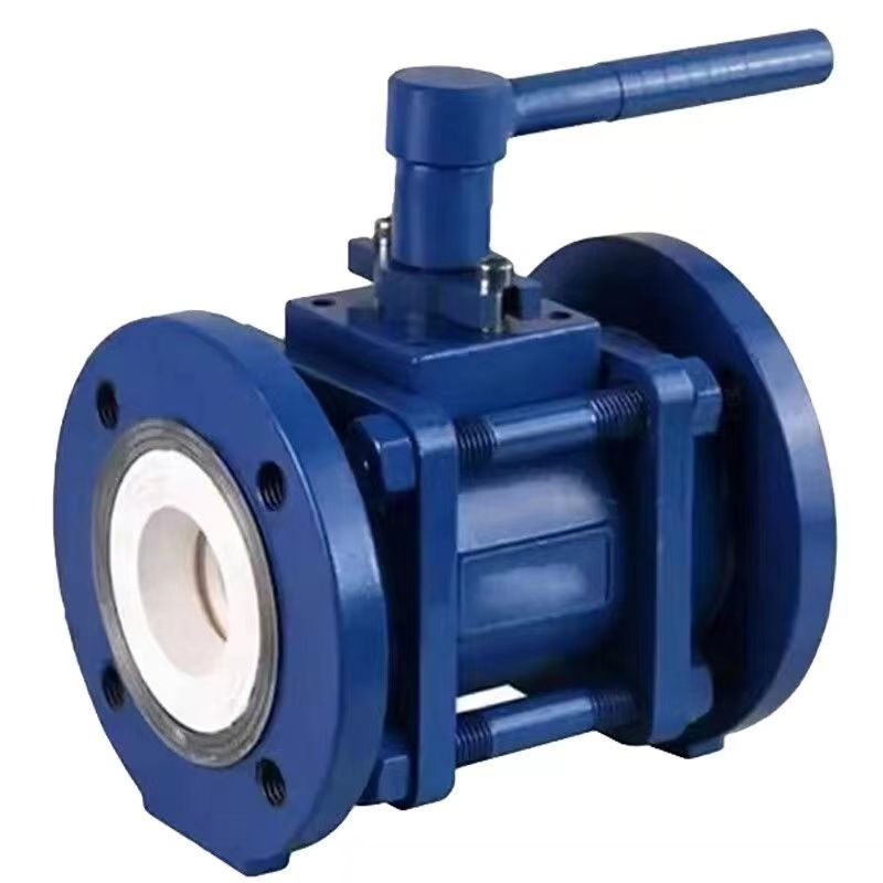 Q41TC-16C 手动法兰浮动球直通流道陶瓷铸钢(WCB)球阀
