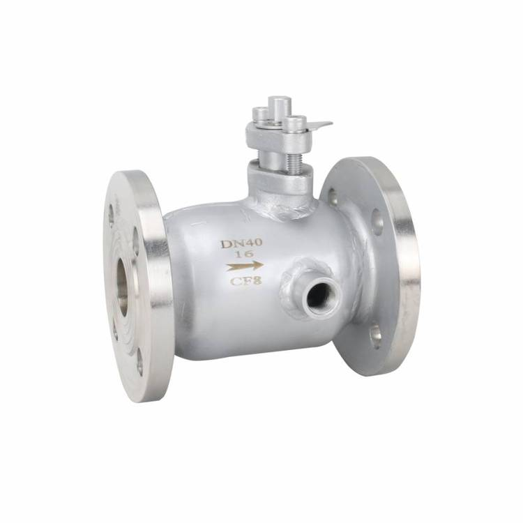 BQ41H-16P/R 手动法兰浮动球直通流道硬密封不锈钢(304、316)保温球阀