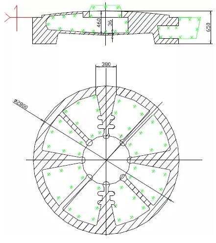 大型蝶阀的铸造工艺 图1 大型蝶阀的铸造工艺 图1