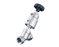 SZS 气动角座阀-手动操作行程限位