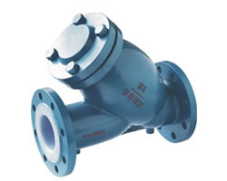 GL41F46 衬氟Y型过滤器