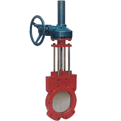 Z573X—6、Z573X—10型铁制锥齿轮传动对夹式平板闸阀（浆液阀）